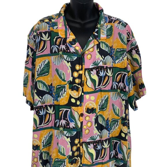 Patagonia Pataloha Men Laau Shirt XXL Extra Extra Large Tropical Collar Linen - Picture 3 of 7